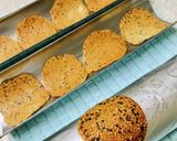 薄焼クッキー☆胡麻のテュイル♡作り方8写真