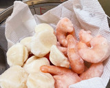さやいんげん豆とエビホタ炒め作り方2写真