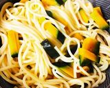 かぼちゃとスパゲティのサラダ作り方4写真