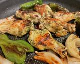 鶏肉のバジルペースト焼き作り方5写真