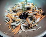 ごぼうとシメジの柚子胡椒味噌きんぴら作り方3写真
