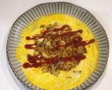 ポテトとひき肉とチーズのオープンオムレツ作り方3写真