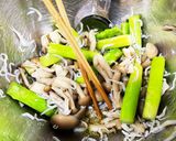 しめじとアスパラの和サラダ作り方4写真
