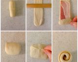 ベーコンロールちぎりパン作り方4写真