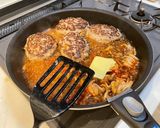 ふわふわ&ジューシー煮込みハンバーグ作り方12写真