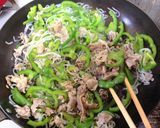 塩昆布バター味★糸こんピーマン牛炒め作り方7写真