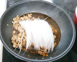 青ネギたっぷり☆ひき肉と春雨の炒めもの♪作り方8写真
