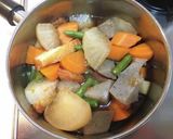 こんにゃくと根菜の煮物作り方6写真