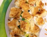 小麦、卵不使用！生米でお好み焼き作り方7写真