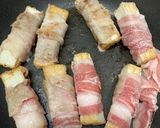 甘辛♪絹揚げの豚バラ巻き作り方7写真