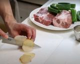 低温調理器レシピ☆豚ロースの和風塩麹焼き作り方1写真