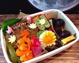 長月３　月見ハンバーグ　女子高生弁当作り方6写真