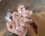 免疫力アップ！青椒肉絲風 温玉のせ丼作り方2写真