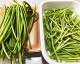 さつま芋の茎の炒め煮作り方1写真