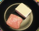豆腐鶏ひき肉●手間嫌、あの日専用親子丼作り方1写真