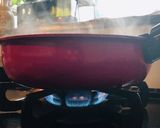豆腐鶏ひき肉●手間嫌、あの日専用親子丼作り方2写真