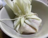 春巻きの皮でハムエッグ巾着作り方5写真
