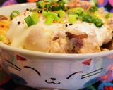 豆腐鶏ひき肉●手間嫌、あの日専用親子丼作り方6写真