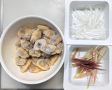 冷凍アサリで深川そうめん作り方1写真