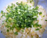 ふわふわとろ～りお好み焼き♪　牛ねぎ玉作り方3写真