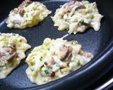 ふわふわとろ～りお好み焼き♪　牛ねぎ玉作り方6写真