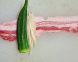 第２弾！オクラと新生姜の肉巻き&生姜たれ作り方3写真