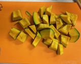 簡単　夏野菜の甘酢炒め作り方1写真