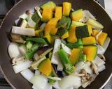 簡単　夏野菜の甘酢炒め作り方6写真