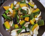 簡単　夏野菜の甘酢炒め作り方7写真