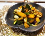 簡単　夏野菜の甘酢炒め作り方8写真