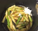 アスパラの味噌クリームパスタ作り方3写真