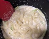 アスパラの味噌クリームパスタ作り方5写真