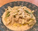 アスパラの味噌クリームパスタ作り方6写真
