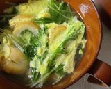 水菜と竹輪のお吸い物‪*･作り方5写真