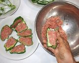 ピーマンの肉詰め♪簡単ピーマン剝がれない作り方7写真
