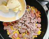 豚肉とコーンの味噌バター炒め作り方5写真