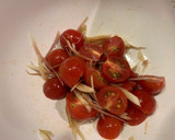 【簡単作り置き】トマトと茗荷のかぼす風味作り方3写真