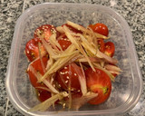 【簡単作り置き】トマトと茗荷のかぼす風味作り方5写真