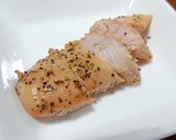 胡椒がピリっ！赤ワインに合う鶏ささみ燻製作り方6写真