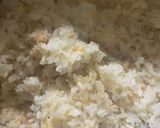 カニ缶とエノキの炊き込みおこわ作り方3写真