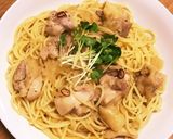 鶏モモにんにくピリ辛パスタ作り方6写真