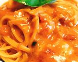 茹で時間で作る トマトクリームパスタ作り方5写真