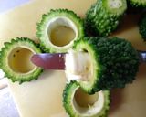 ゴーヤとかぼちゃと玉葱のお味噌汁作り方3写真