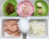 ザーサイとラッキョウ入りの四川炒飯作り方1写真