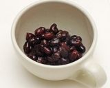 レンジで簡単！大納言ゆであずきでぜんざい作り方2写真