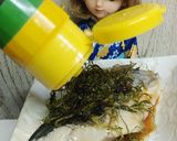 リカちゃん♡さわらの茎わかめポン酢がけ作り方9写真