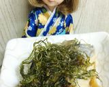 リカちゃん♡さわらの茎わかめポン酢がけ作り方15写真