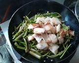 技有！エンサイの豚バラにんにく炒め！！作り方8写真