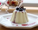 材料3つ☆簡単ミルクプリン 卵不使用作り方4写真