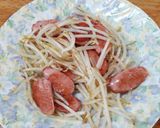 魚肉ソーセージのカリカリもやし炒め作り方5写真